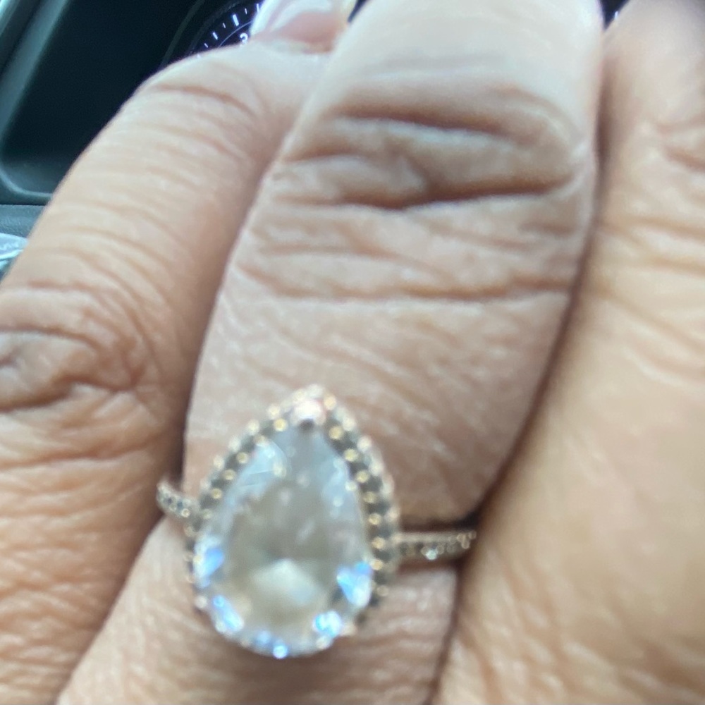 Pandora Teardrop Ring Rose Gold